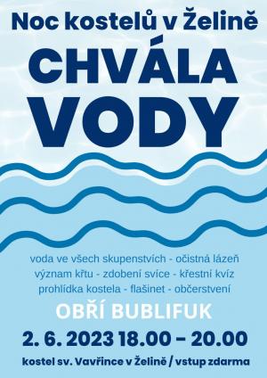 Noc kostelů v Želině - Chvála vody